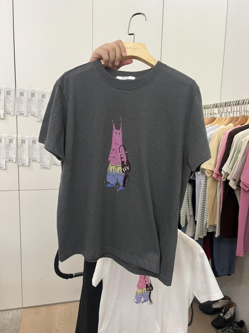 DOHWAJI韓國直郵實拍女裝新品人氣職業26夏季熱賣26春夏T恤DOHWAJIT恤