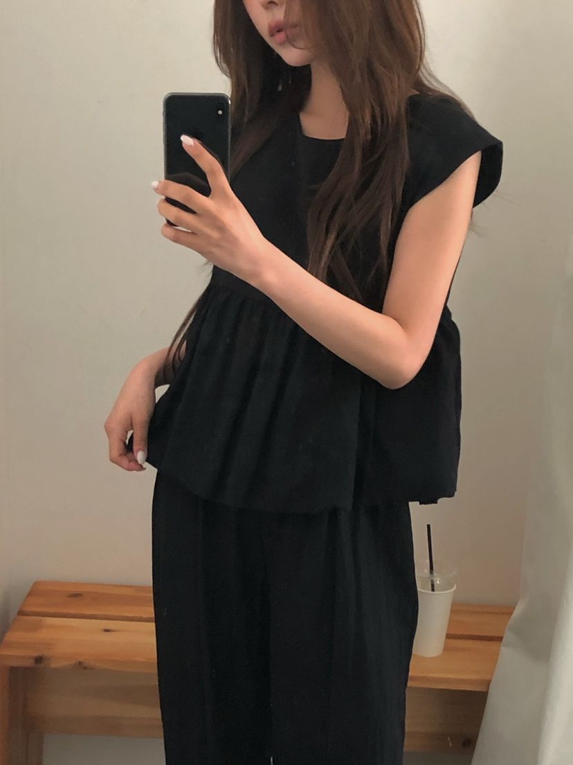 ONDO-P韓國直郵實拍女裝新品26春夏休閑推薦熱賣襯衫蕾絲衫ONDO-P襯衫/蕾絲衫