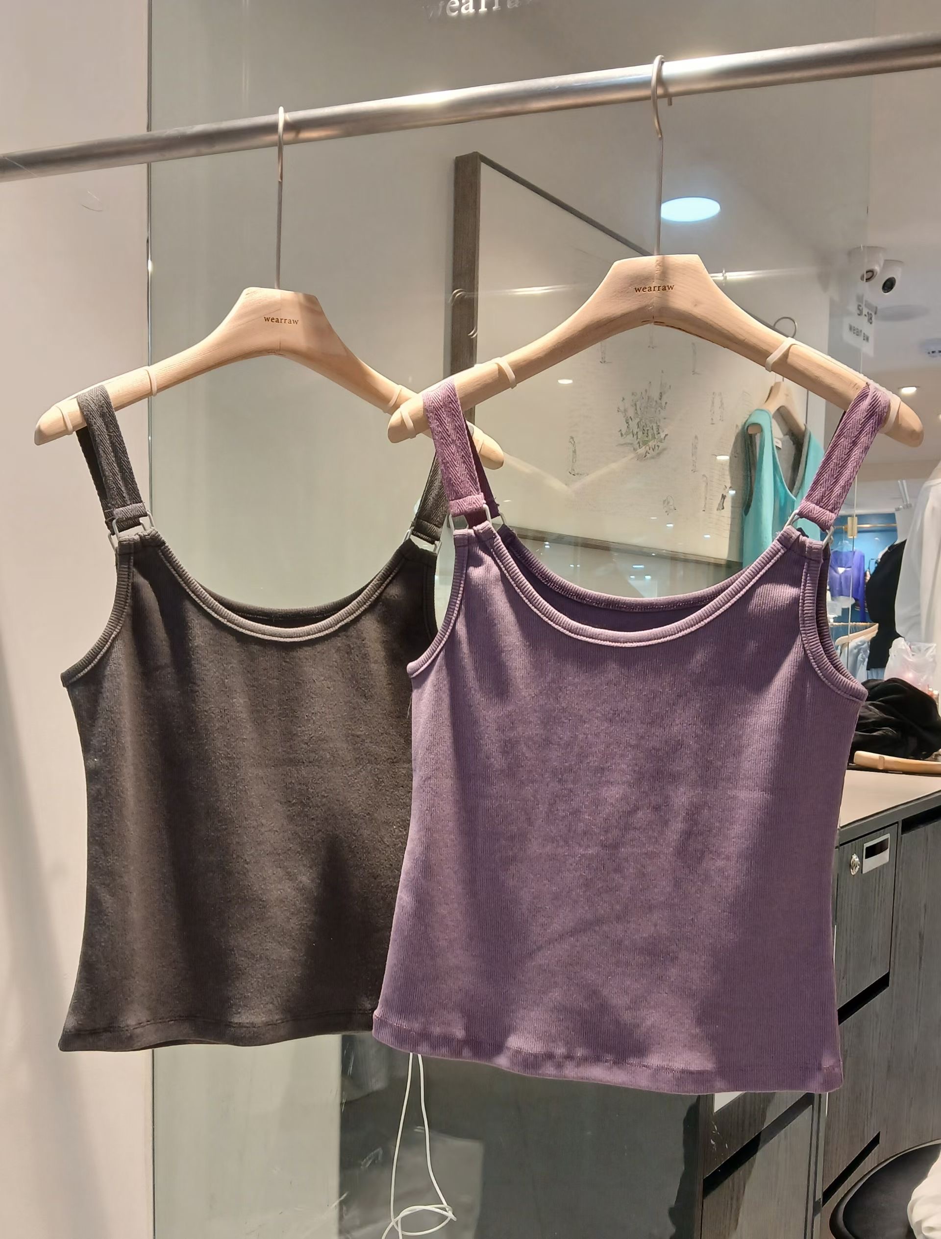WEARRAW/WELL ROW韓國直郵女士新款熱賣休閑人氣吊帶背心WEARRAW/WELL ROW吊帶/背心