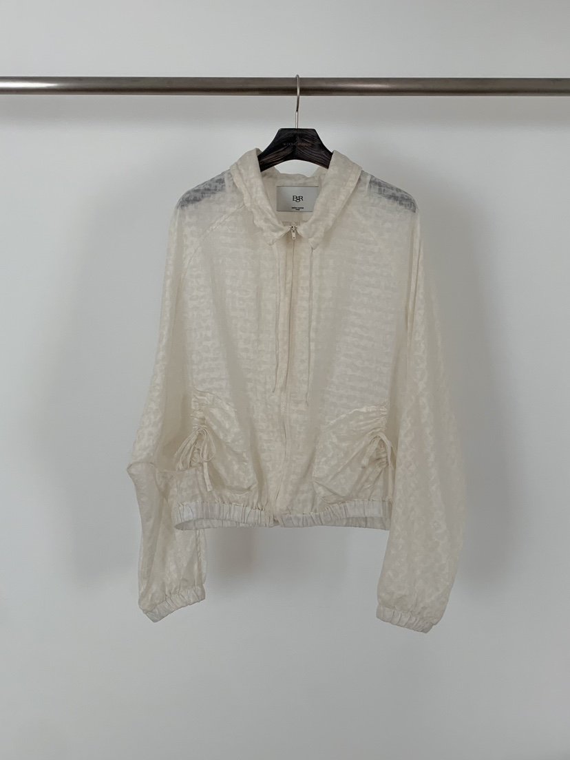 BEFORE SUNRISE韓國直郵實拍女裝新品職業26春夏夾克豹紋透視BEFORE SUNRISE夾克