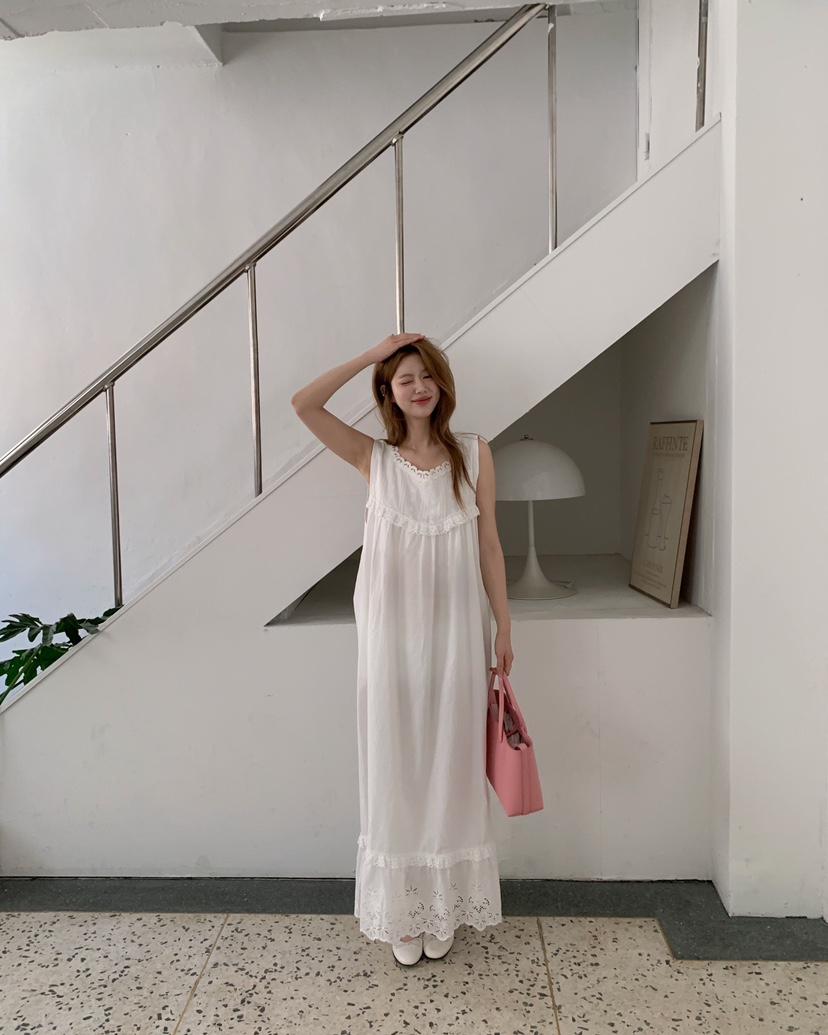 MAISONDEGLORY韓國直郵實拍女裝新款時尚休閑職業連衣裙鏤空MAISON DE GLORY連衣裙
