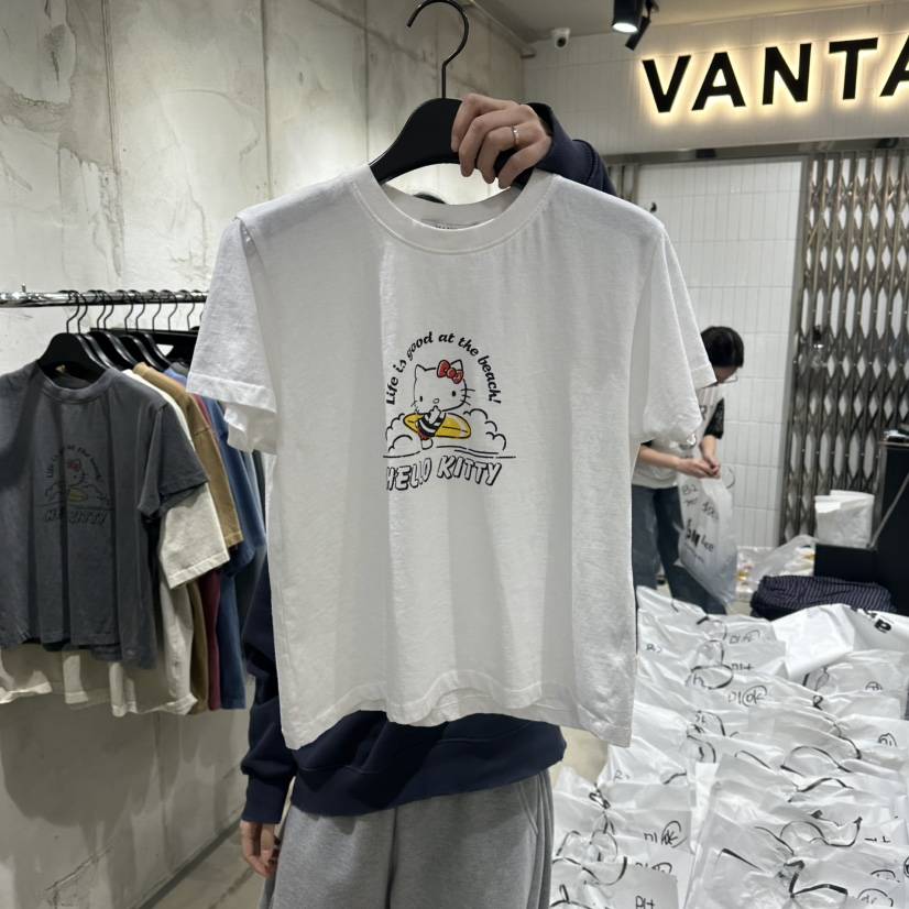 VANTA韓國直郵實拍女士新品26春夏26夏季熱賣人氣推薦T恤VANTAT恤
