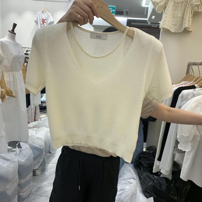 BEEN-A韓國直郵女士新品職業時尚人氣休閑26夏季26春夏T恤BEEN-AT恤