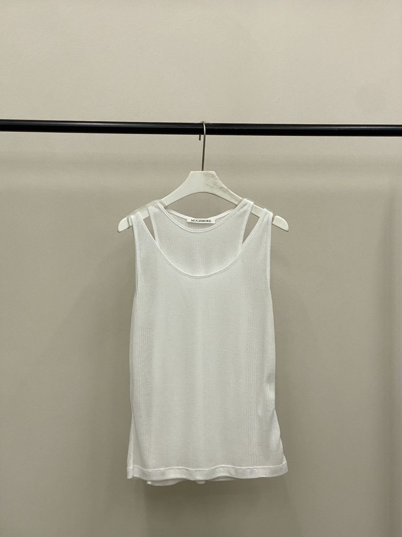 MUCH MORE/JACKPOT東大門實拍韓國女裝新品26春夏吊帶背心MUCH MORE/JACKPOT吊帶/背心