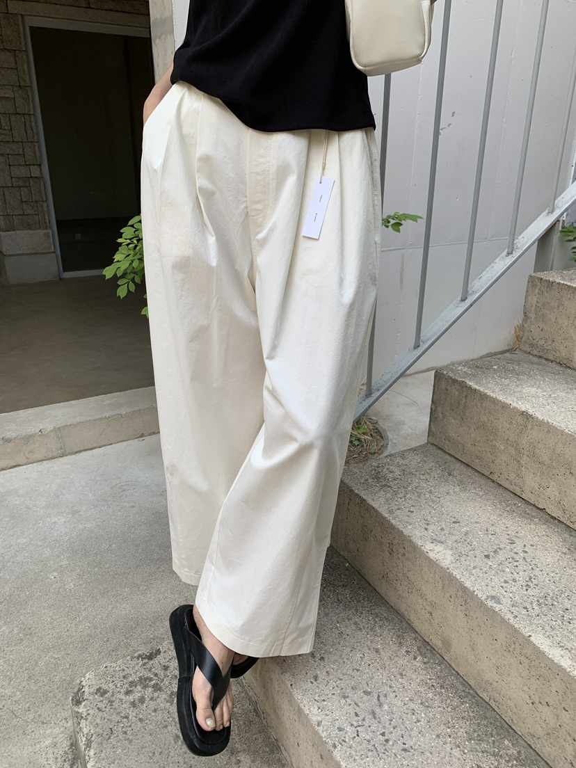B_GARDER韓國直郵女裝新款職業時尚26夏季休閑褲不含腰帶棉B.GARDER休閑褲