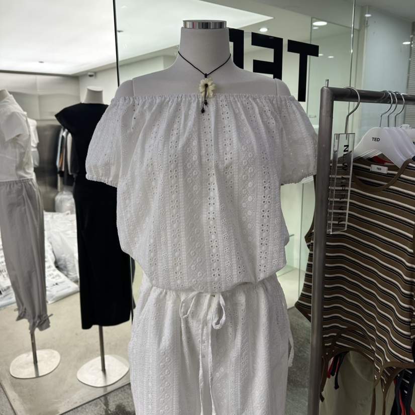 TED韓國代購女裝新品推薦26夏季26春夏人氣襯衫蕾絲衫可拆卸TED襯衫/蕾絲衫