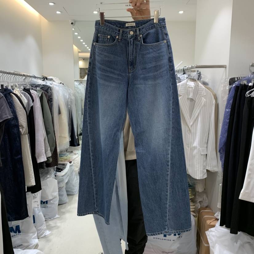 THE REST韓國東大門代購女士新品人氣職業時尚熱賣牛仔褲THE REST/UNNOEUD牛仔褲