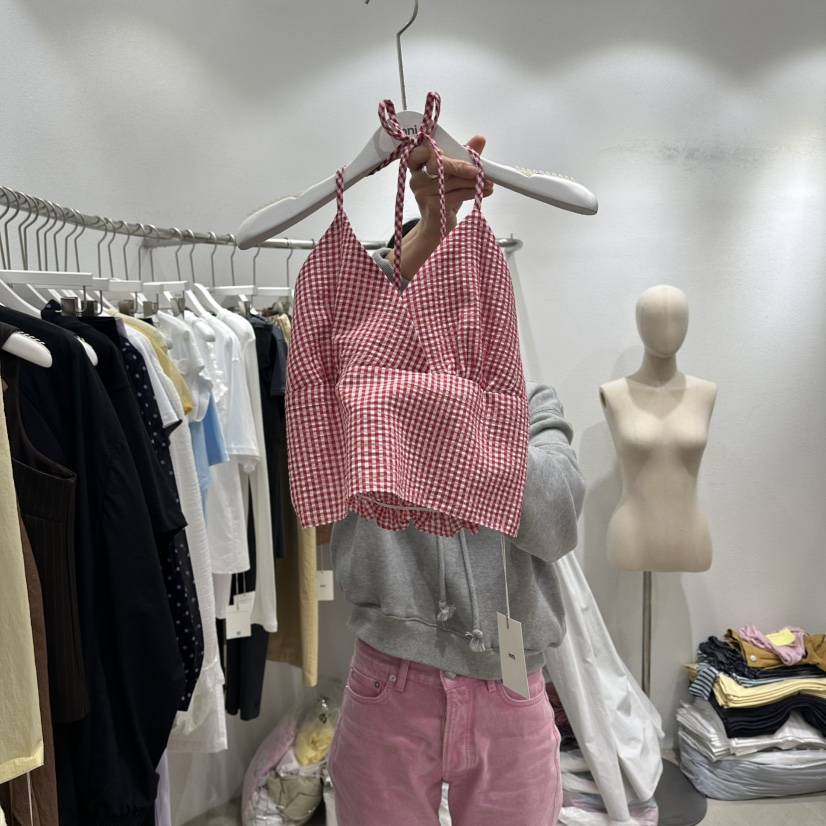 INNI韓國東大門直郵女士新品時尚26春夏人氣26夏季吊帶背心inni吊帶/背心