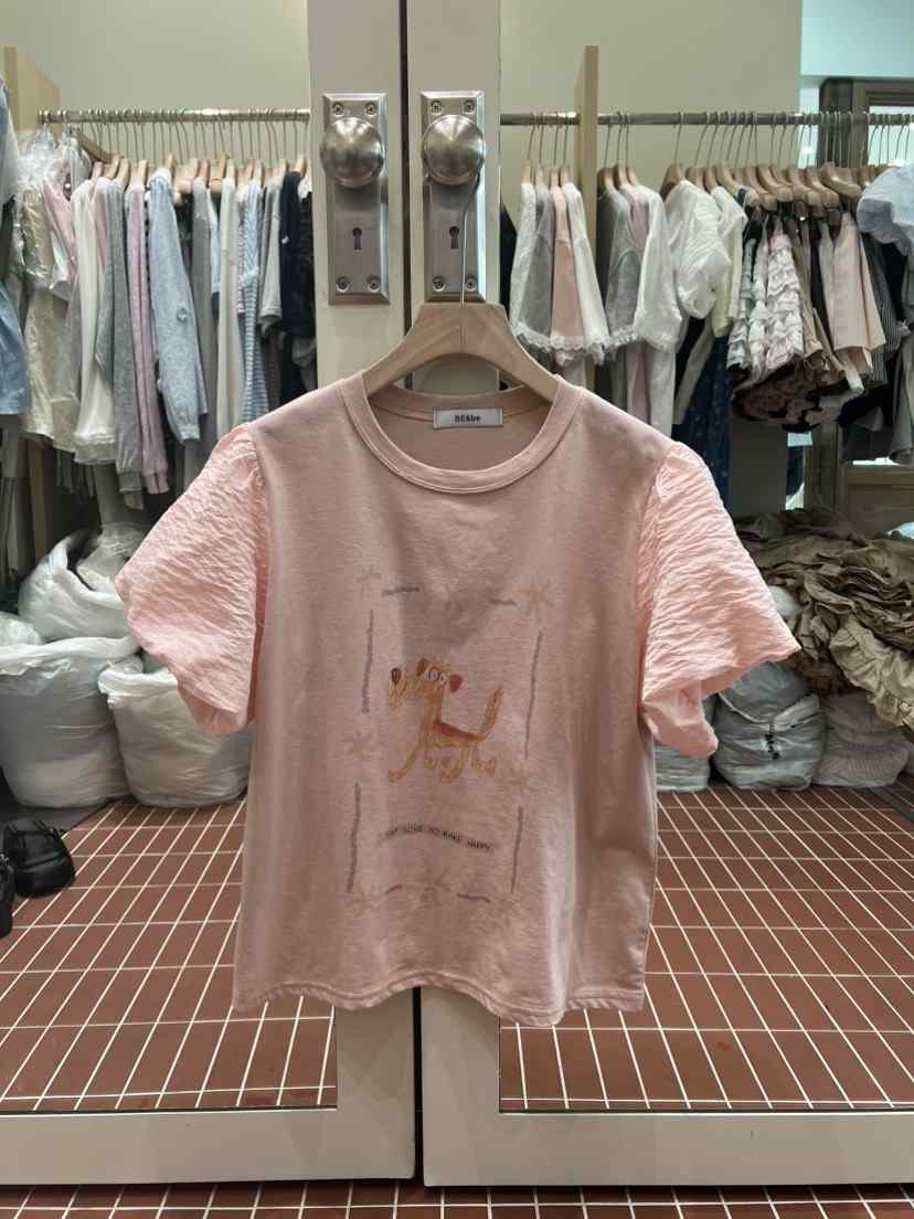 BE&amp;BE韓國東大門直郵女裝新品26春夏26夏季時尚休閑T恤BE&beT恤