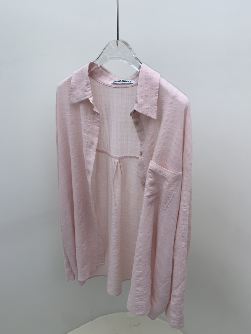 SEOLO韓國東大門直郵女士新品時尚26春夏襯衫蕾絲衫不含內搭Seolo seoul襯衫/蕾絲衫