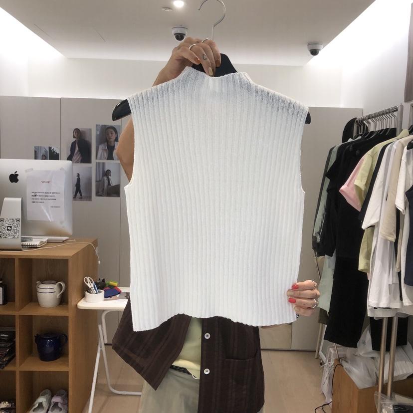 THE STARDUST東大門實拍韓國女裝新品職業吊帶背心無袖針織衫THE STARDUST吊帶/背心