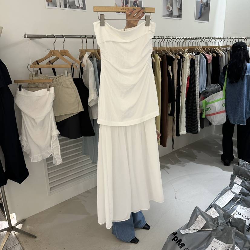 BAGUETTE-P韓國代購女士新品26春夏職業休閑26夏季連衣裙BAGUETTE-P連衣裙