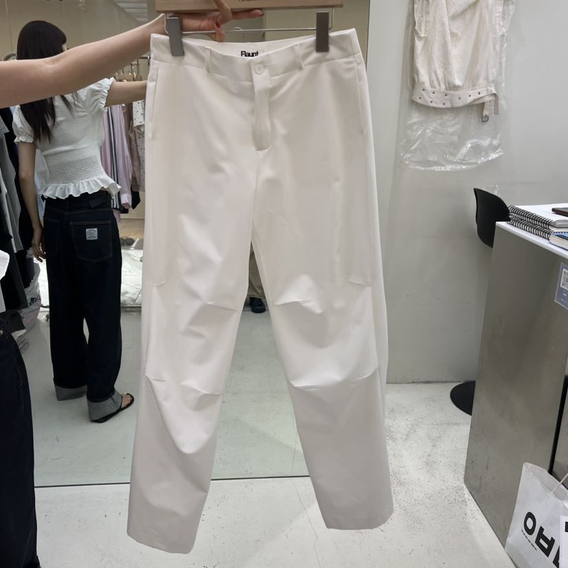 FLAUNT東大門實拍韓國女裝新款熱賣26春夏時尚休閑休閑褲FLAUNT休閑褲