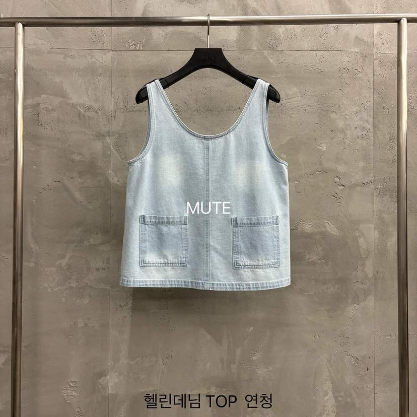 MUTE-P韓國直郵女士新款26夏季時尚26春夏休閑人氣吊帶背心MUTE吊帶/背心