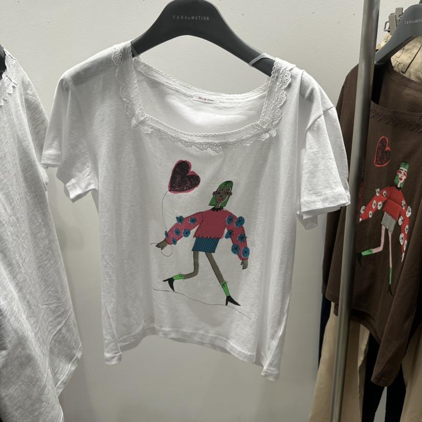 TARABY MOTION韓國直郵女裝新品時尚推薦26春夏熱賣26夏季T恤TARABY MOTIONT恤