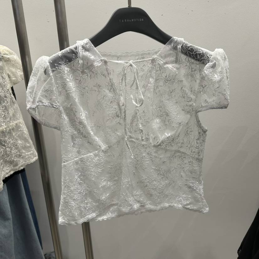 TARABY MOTION韓國東大門直郵女士新品職業26夏季襯衫蕾絲衫TARABY MOTION襯衫/蕾絲衫