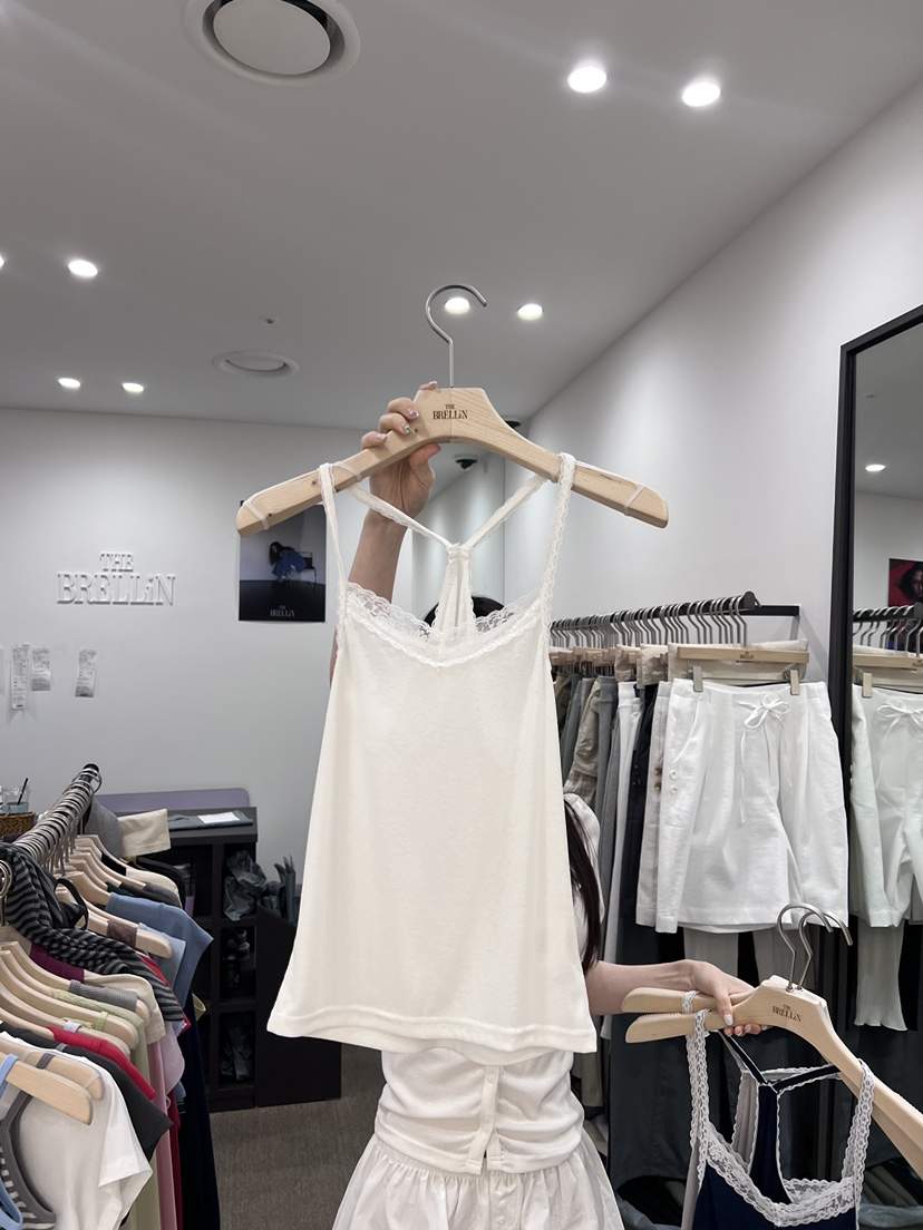 BRELLIN韓國代購女裝新品休閑職業熱賣26春夏吊帶背心蕾絲BRELLIN吊帶/背心