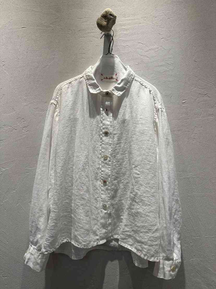 AT NOTE韓國直郵實拍女裝新品26春夏襯衫蕾絲衫刺繡亞麻AT NOTE襯衫/蕾絲衫