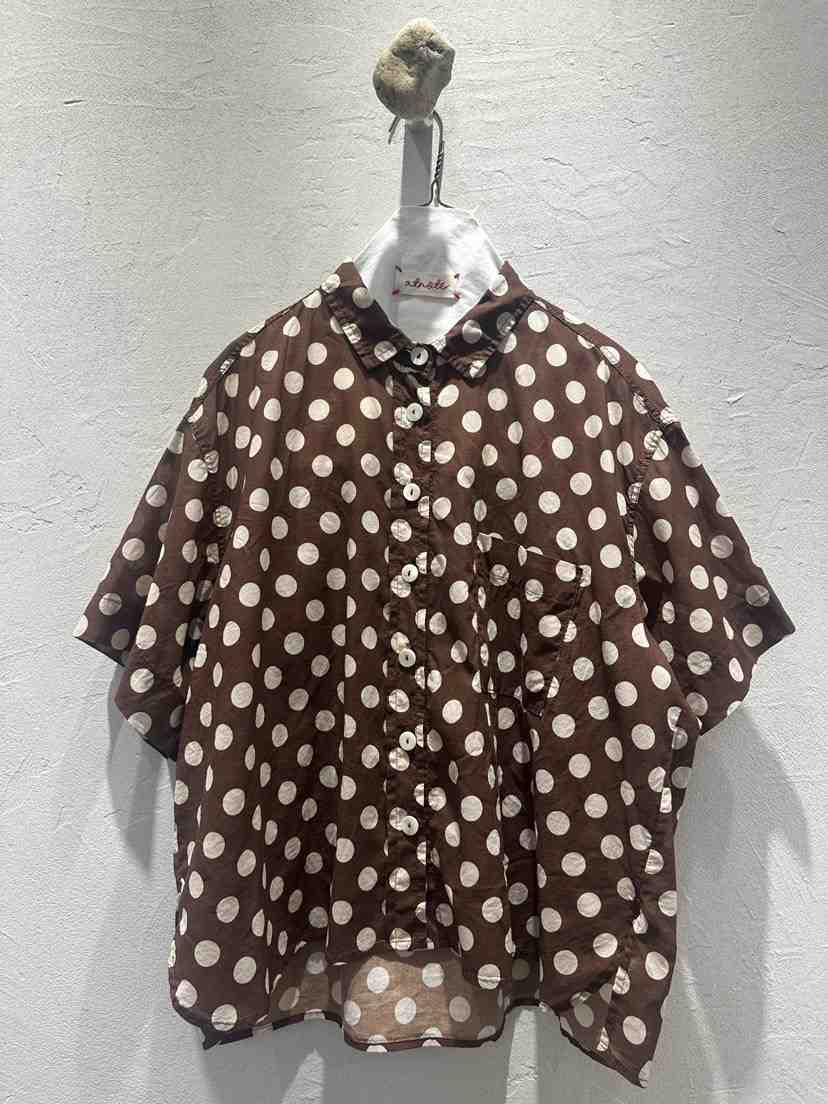AT NOTE東大門實拍韓國女士新品26春夏休閑襯衫蕾絲衫圓點AT NOTE襯衫/蕾絲衫