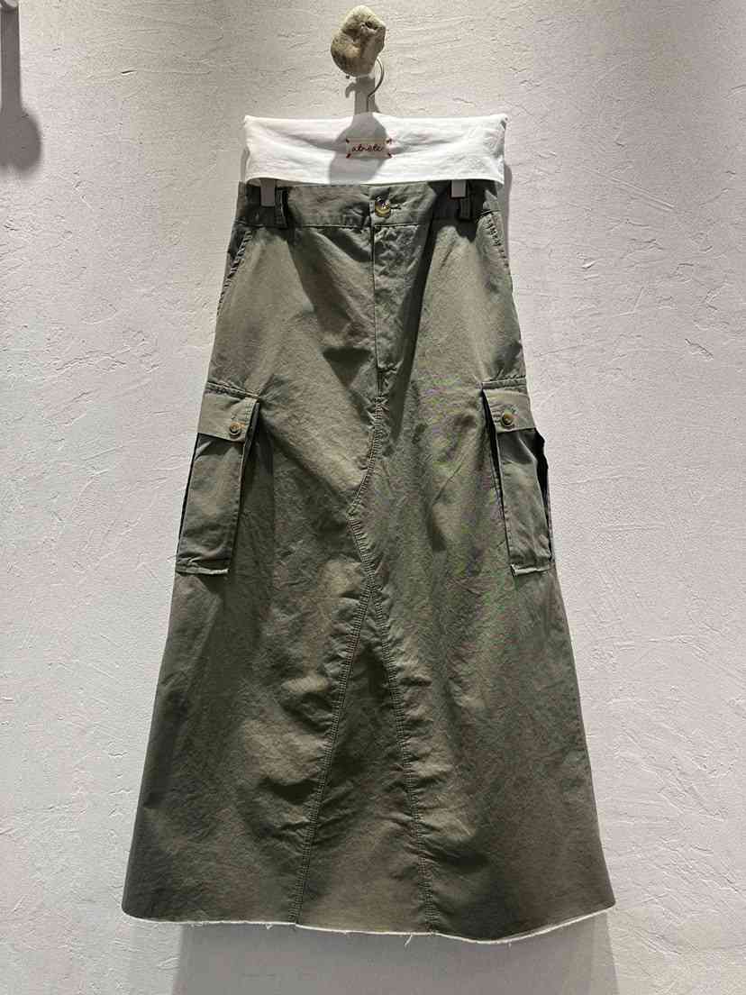 AT NOTE韓國代購女裝新款休閑26夏季職業26春夏長裙工裝AT NOTE長裙