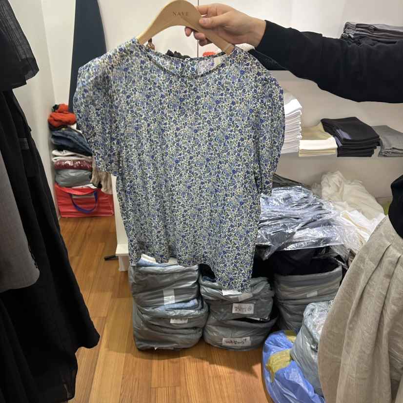NAVE韓國東大門代購女裝新款職業推薦時尚26春夏襯衫蕾絲衫NAVE襯衫/蕾絲衫