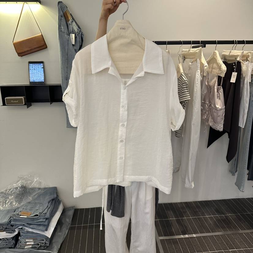 FIND-P韓國直郵女裝新品推薦熱賣休閑時尚人氣襯衫蕾絲衫FIND-P襯衫/蕾絲衫