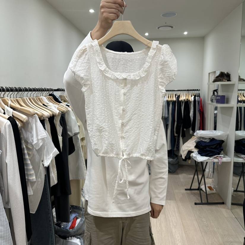 NOTTINGHAM/AVECNOUS/MODEST韓國東大門直郵女裝新品休閑襯衫蕾絲衫NOTTINGHAM/AVECNOUS/MODEST襯衫/蕾絲衫