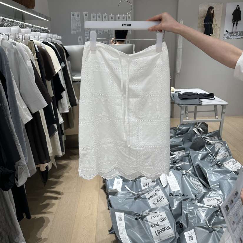 FAVOR-P韓國直郵女裝新品26春夏熱賣職業休閑半身裙中短裙FAVOR-P半身裙/中短裙