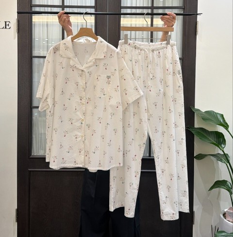 VIBELLE韓國東大門代購女裝新品26春夏26夏季休閑職業睡衣VIBELLE睡衣