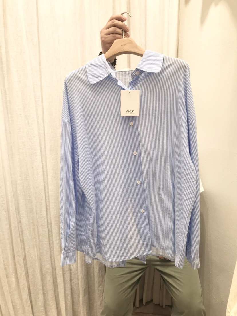 AHOY韓國東大門代購女士新品26春夏休閑職業人氣襯衫蕾絲衫AHOY襯衫/蕾絲衫
