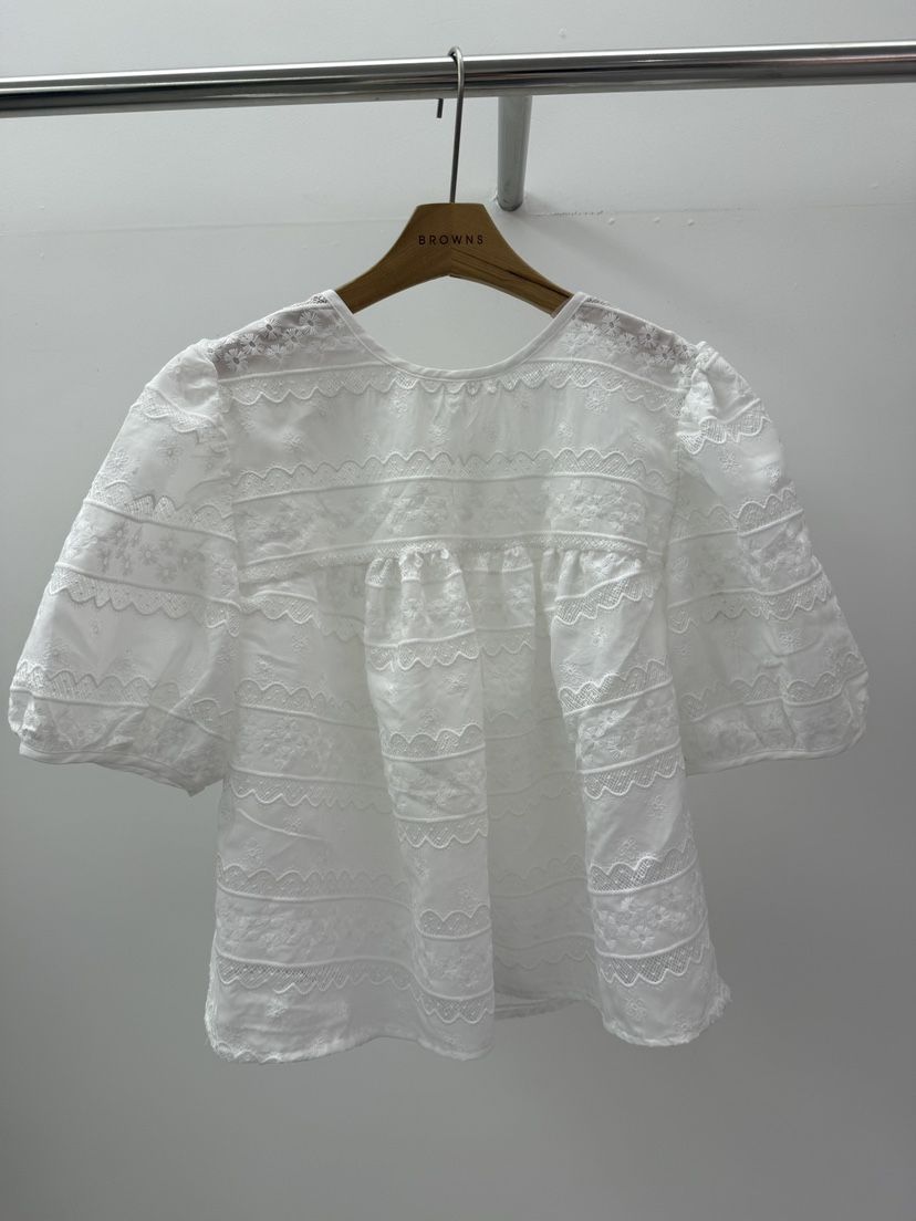 BROWNS-P韓國直郵實拍女裝新品26春夏26夏季襯衫蕾絲衫蕾絲BROWNS-P襯衫/蕾絲衫