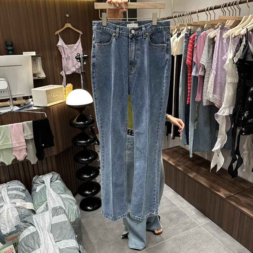 BABYTOUCH東大門實拍韓國女裝新款推薦26春夏休閑26夏季牛仔褲BABYTOUCH牛仔褲