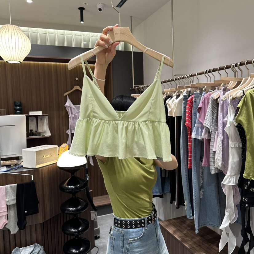 BABYTOUCH韓國代購女士新品時尚休閑26夏季職業熱賣吊帶背心BABYTOUCH吊帶/背心