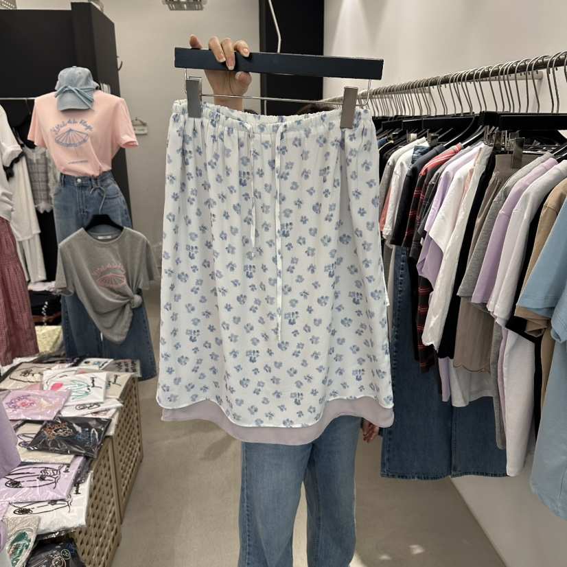 A.CES韓國東大門代購女裝新款26春夏26夏季半身裙中短裙A.CES半身裙/中短裙