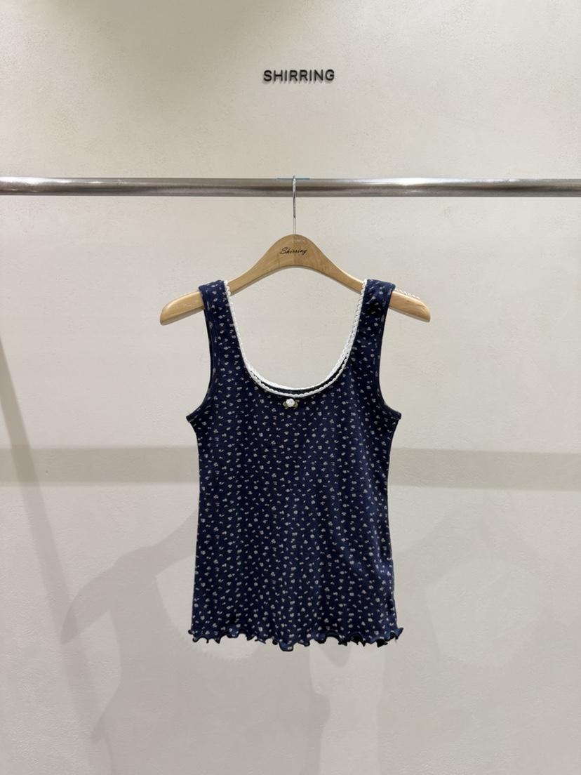 SHIRRING韓國直郵實拍女士新品26春夏人氣時尚26夏季吊帶背心SHIRRING吊帶/背心