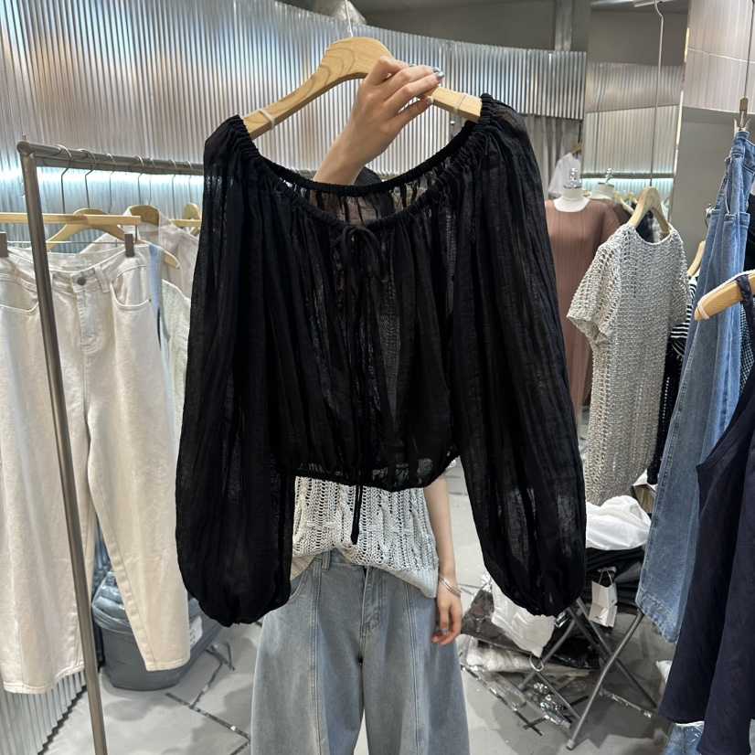 ALEGRE東大門實拍韓國女士新款職業推薦休閑熱賣襯衫蕾絲衫ALEGRE襯衫/蕾絲衫