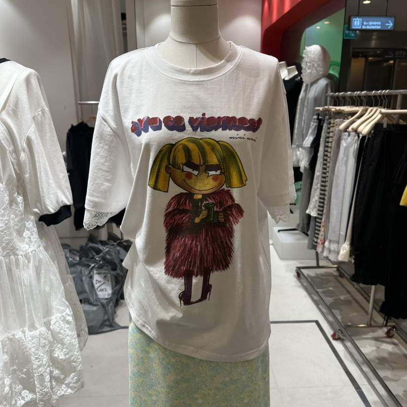 MINI UNNI韓國直郵女裝新品推薦26夏季職業休閑人氣26春夏T恤MINI UNNIT恤