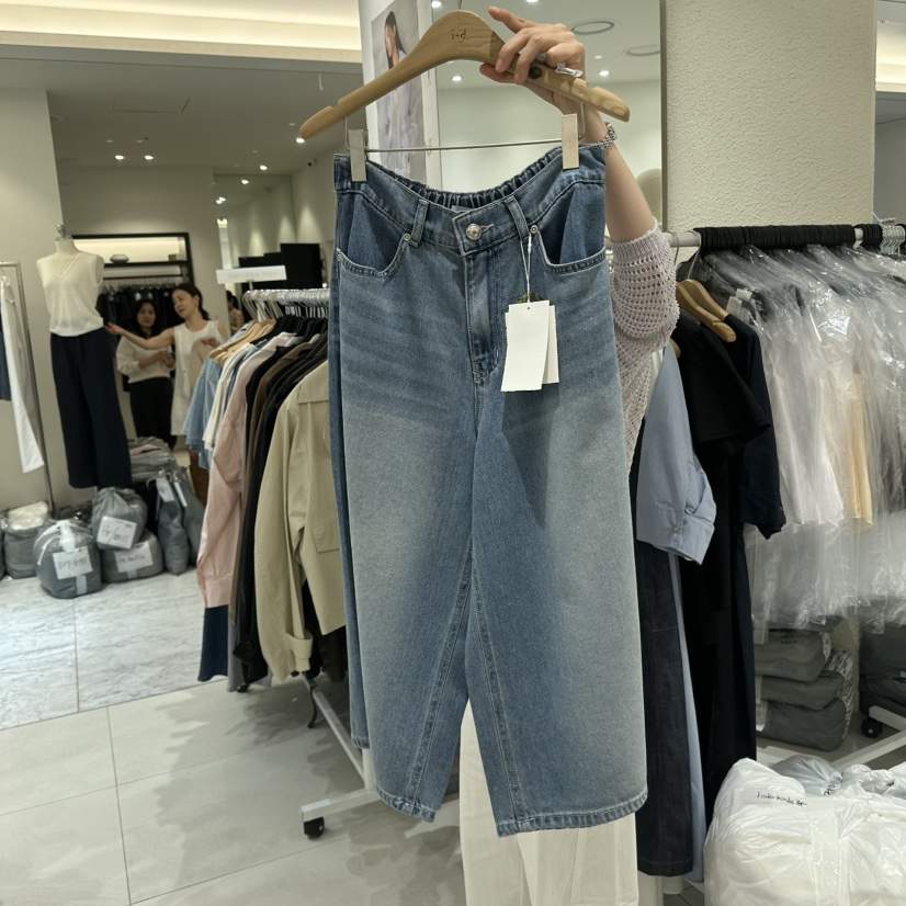 BLUEI-D/N SHARP韓國直郵實拍女士新品職業時尚牛仔褲Blue i-d/N SHARP牛仔褲