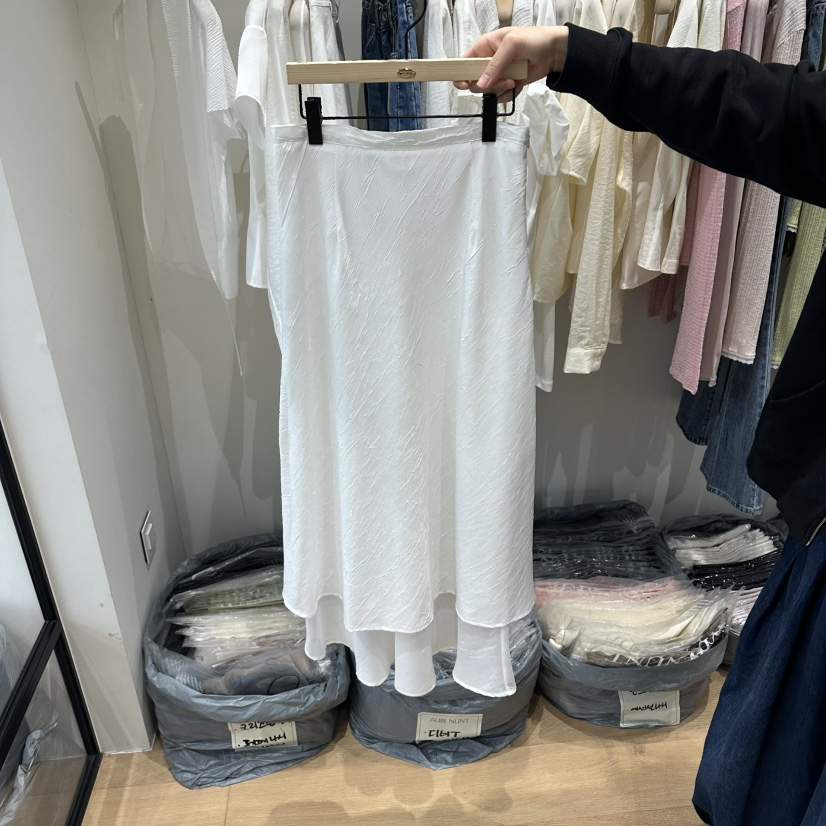 aube nunt韓國東大門代購女士新款推薦26夏季時尚休閑長裙aube nunt長裙