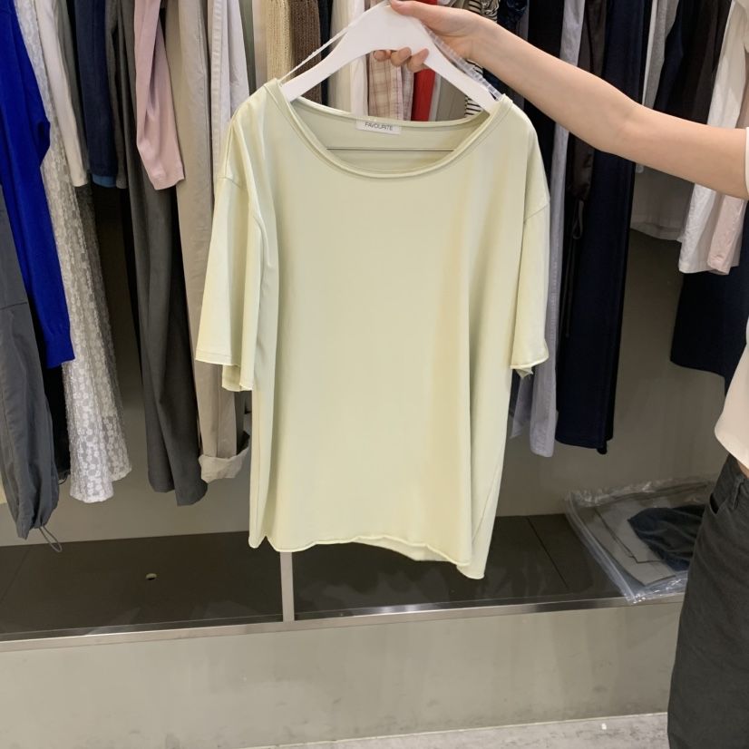 FAVE/FAVOURITE東大門實拍韓國女裝新品職業熱賣休閑T恤FAVE/FAVOURITET恤