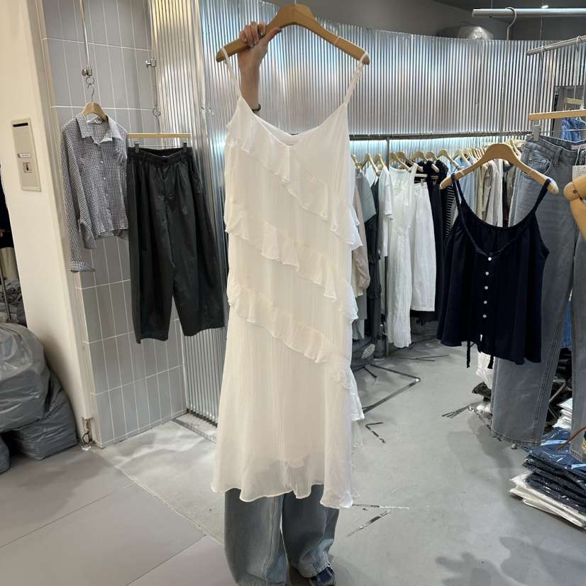 ALEGRE韓國直郵女士新品時尚人氣推薦職業26夏季休閑連衣裙ALEGRE連衣裙