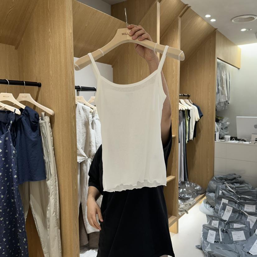 MILLIF韓國直郵實拍女士新品人氣推薦26夏季26春夏吊帶背心MILLIF吊帶/背心