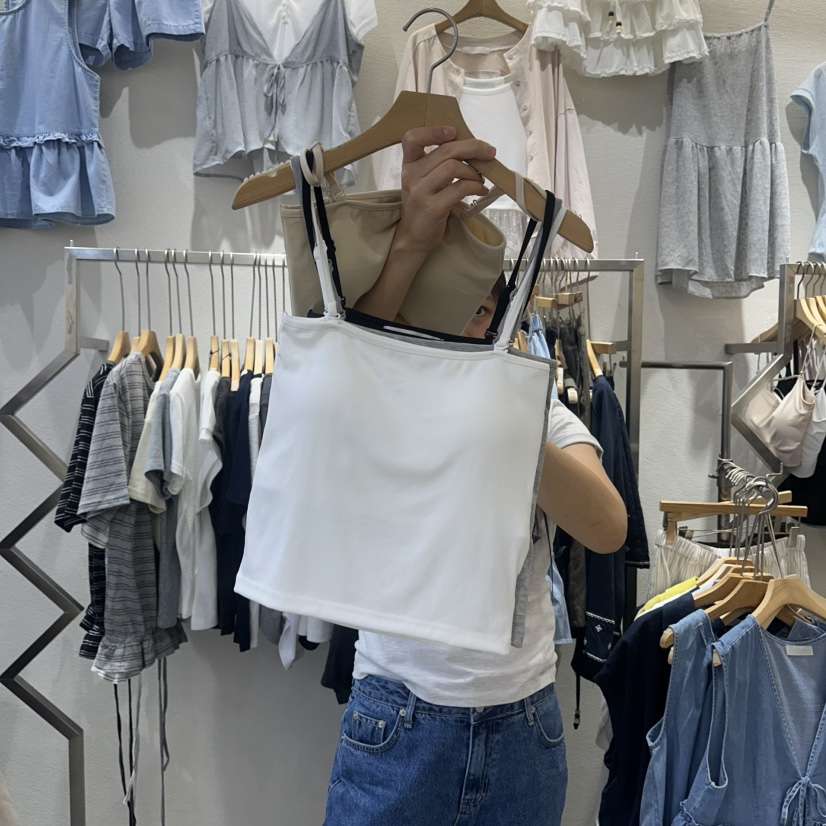 HIPTIQUE韓國東大門代購女士新款26夏季熱賣休閑吊帶背心HIPTIQUE吊帶/背心