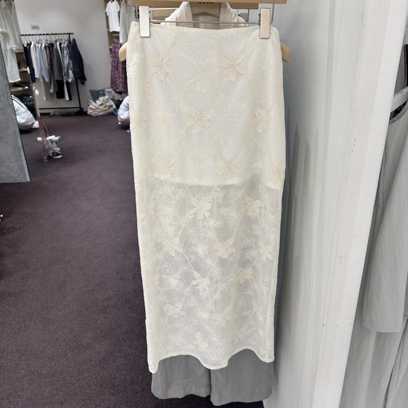 PITA/THEVERLIN東大門實拍韓國女裝新品人氣長裙雪紡蕾絲PITA/THEVERLIN長裙