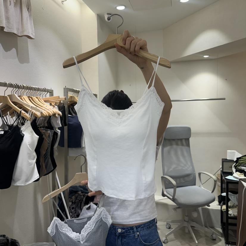 HIPTIQUE韓國東大門直郵女裝新品時尚26夏季吊帶背心蕾絲HIPTIQUE吊帶/背心