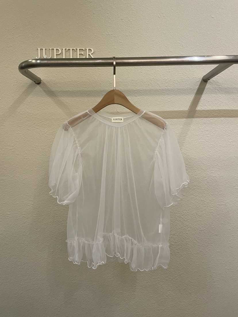 JUPITER韓國直郵女裝新品休閑26夏季職業時尚推薦襯衫蕾絲衫JUPITER襯衫/蕾絲衫