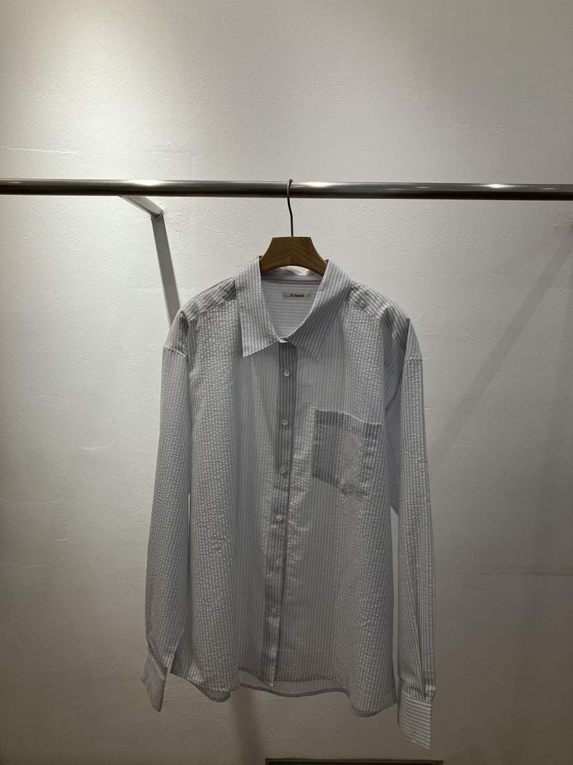 FL LANEL韓國直郵實拍女裝新款職業26夏季襯衫蕾絲衫條紋FL LANEL襯衫/蕾絲衫