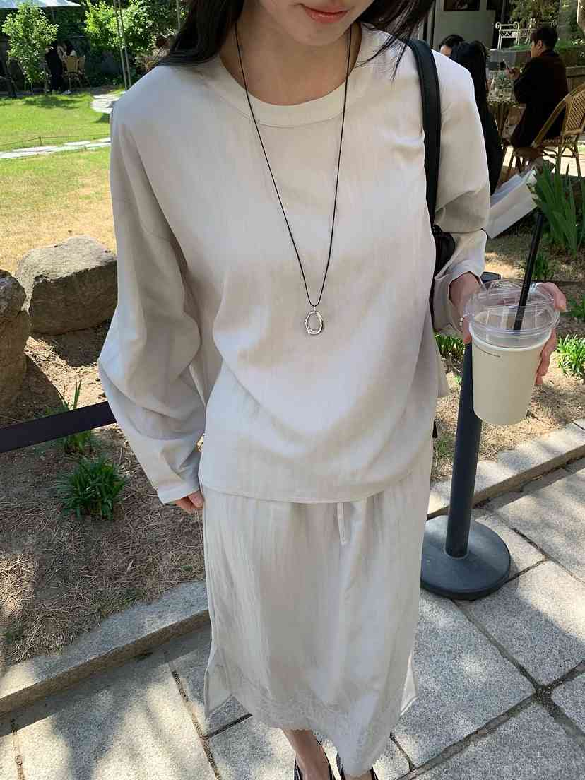 LOFN韓國東大門直郵女裝新品推薦熱賣套裝不含腰帶兩件套LOFN套裝