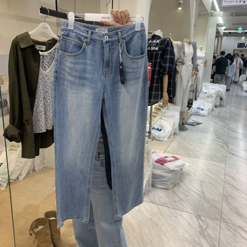 RUMIRU/AWEAR韓國東大門代購女士新款熱賣休閑推薦牛仔褲awear/RUMIRU牛仔褲