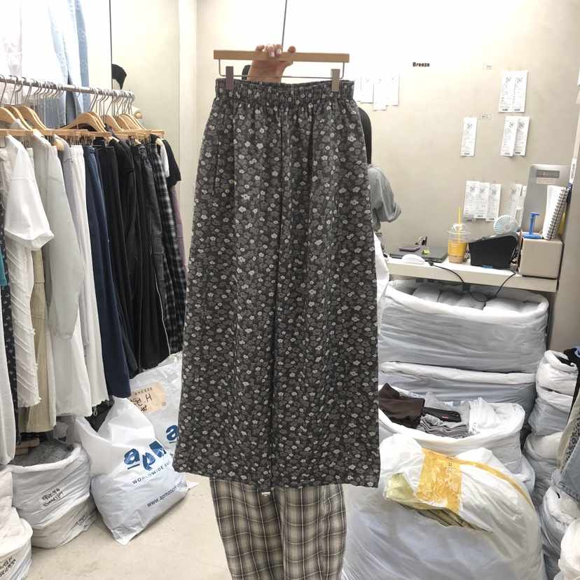 BREEZE韓國直郵女裝新款26春夏職業熱賣推薦時尚休閑褲提花BREEZE休閑褲